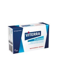 Box  of  Viterra  Classico  Multivitamin  Coated  Tablets  by  Viterra,  a  tablet  supplement  indicated  for  reducing  tiredness  and  fatigue.