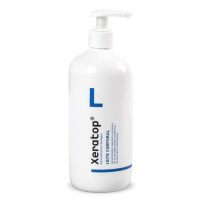 Bottle  of  Xeratop  Body  Milk  by  Xeratop,  a  moisturizing  body  milk  indicated  for  dry,  malnourished  and  atopic  skin.
