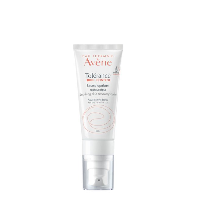 AvèneToléranceControlSoothingBalm40ml Tube of Tolérance Control Soothing Skin Recovery Balm by Avène, a balm indicated for hypersensitive skin.