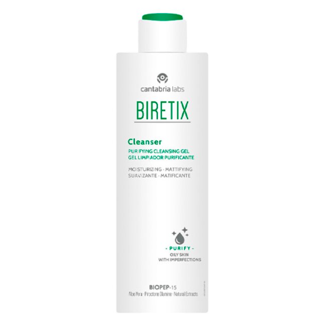 BiretixCleanserPurifyingGel200ml Bottle of Biretix Cleanser Purifying Cleansing Gel by Biretix, a cleansing gel indicated for oily and acne prone skin.