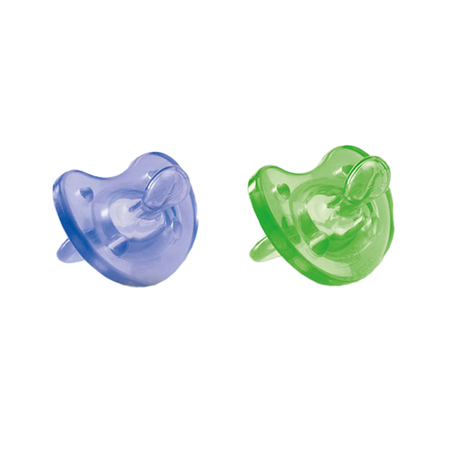 ChiccoPhysioSoftNeutralColorSiliconeSoother0-6m1unid Chicco Physio Soft Chupeta Silicone Cor Neutra 0-6m+ 1unid. - Image 1