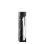 Product container of Curaprox Black Is White Toothbrush Duo by Curaprox, a soft toothbrush indicated for plaque removal.