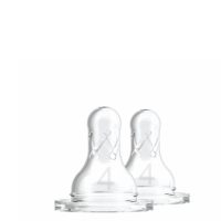 Box  of  Dr  Brown’s  Silicone  Teats  Narrow  Neck  Level  4,  a  silicone  teat  indicated  for  babies  over  9  months.