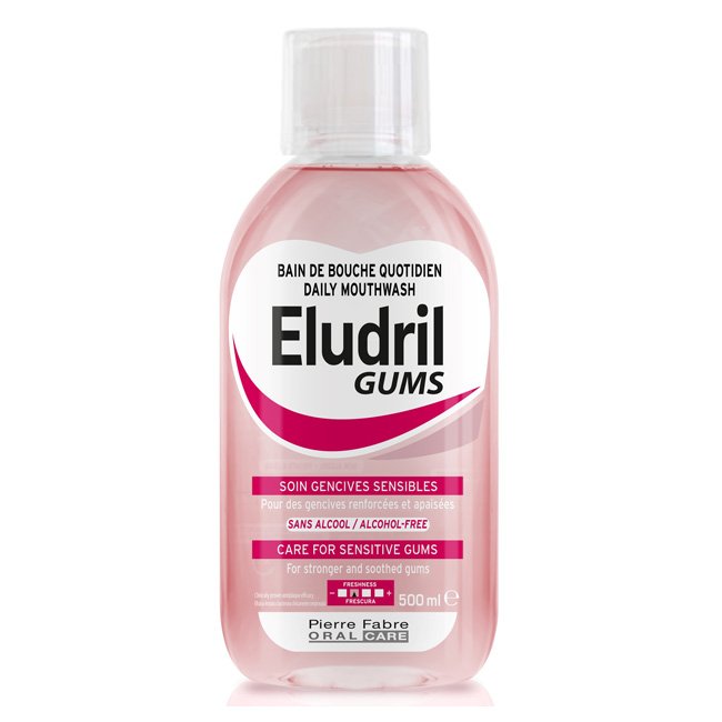 EludrilGumsMouthwashSensitiveGums500ml Eludril Gums Colutório Gengivas Sensíveis 500ml - Image 1
