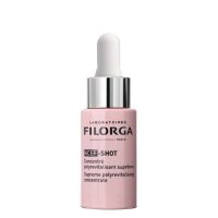 Bottle  of  Filorga  NCEF  Shot  Supreme  Concentrate  by  Filorga,  a  booster  indicated  for  tired,  dull  and  devitalized  skin.