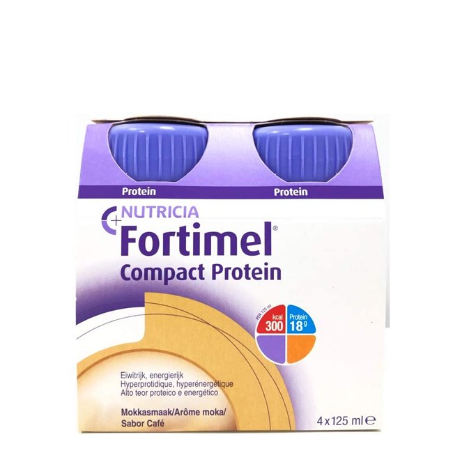 FortimelCompactProteinCoffee4x125ml Fortimel Compact Protein Cafe 4x125ml - Image 1