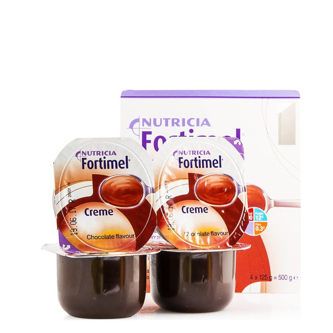 FortimelCreamChocolate4x125g フォルティメル・クリーム・チョコレート 4x125g - 画像 (1)
