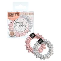Invisibobble Sprunchie Slim Bella Chrome Hair Elastic 2unit.