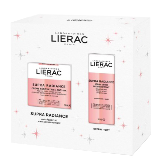 Lierac Supra Radiance Cream Set Lierac Supra Radiance Cream-Gel + Antioxidant Serum Gift Set - Image 1