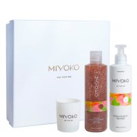Miyoko Botanica Symphony Set Exfoliant + Lotion + Candle