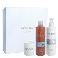 Miyoko Coral Affair Set Exfoliant  + Lotion + Sail
