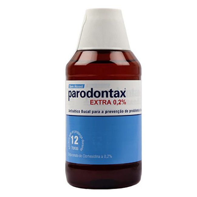 ParodontaxExtra.MouthwashElixir300ml Bottle of Parodontax Extra Mouthwash Elixir by Parodontax, a liquid elixir indicated for plaque control and gum health.