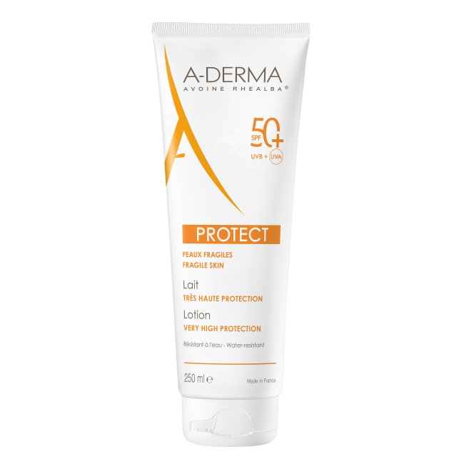 a-dermaprotectorspf50plussolarmilk250ml Bottle of A-Derma Protect Lotion SPF50