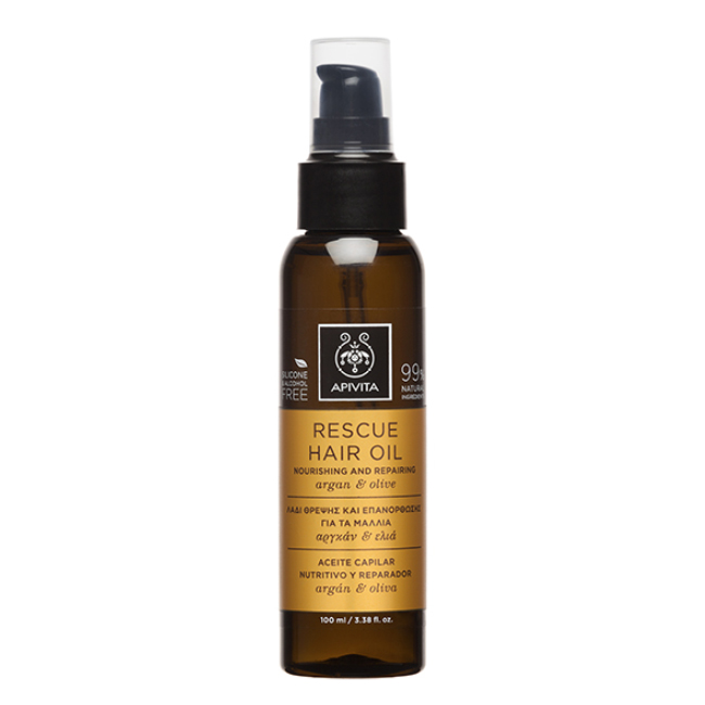 apivitacapillaryoilnourishingandrepairing100ml Apivita Aceite Capilar Nutritivo y Reparador 100 ml - Image 1