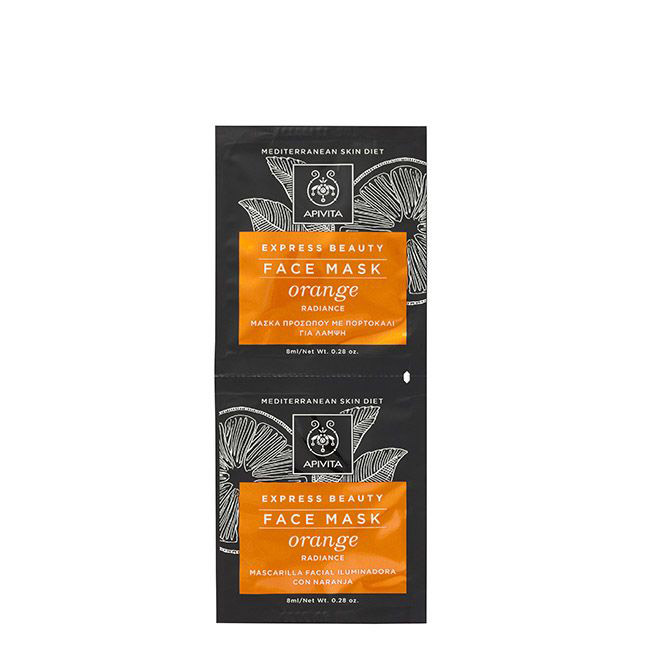 apivitaexpressbeautyorangeilluminatingmask2x8ml アピヴィータ エクスプレス ビューティー オレンジ イルミネーティング マスク 2x8ml - 画像 (1)