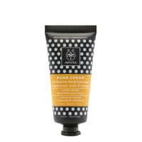 Tube  of  Apivita  Intensive  Moisturizing  Hand  Cream  Hyaluronic  Acid  and  Honey  by  Apivita,  a  rich  cream  indicated  for  deep  nourishment.