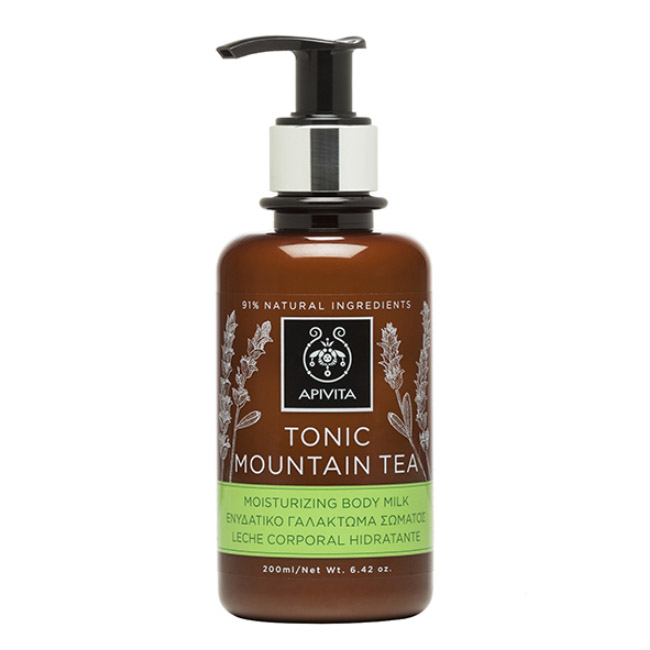 apivitamountainteabodymoisturizingmilk200ml Apivita Leche Corporal Hidratante Té de Montaña 200 ml - Image 1