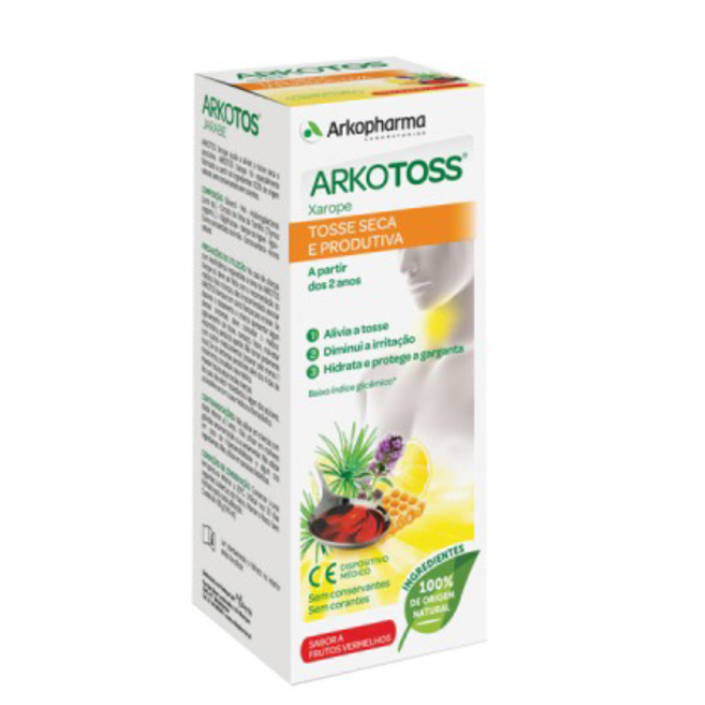 arkotossdrycoughandproductivesyrup140ml Arkotosss Tosse Seca e Produtiva Xarope - Image 1