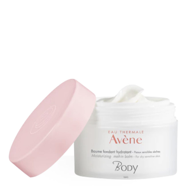 avnebodymoisturizingbodybalm250ml Jar of Avène Body Moisturizing Melt-In Body Balm by Avène, a body balm indicated for deep hydration of dry skin.