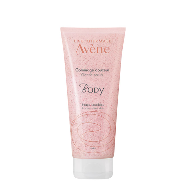 avnebodyscrubsmoothbodyscrub200ml Bottle of Avène Body Scrub Smooth Body Scrub by Avène, an exfoliating gel indicated for removing dead skin cells.