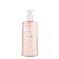 Bottle  of  Avène  Body  Shower  Gel  Smooth  by  Avène,  a  shower  gel  indicated  for  gentle  cleansing  of  sensitive  skin.