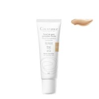Bottle  of  Avène  Couvrance  Fluid  Foundation  Corrector  Color  Beige  by  Avène,  a  fluid  foundation  indicated  for  correcting  imperfections.
