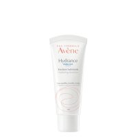 Product  container  of  Avène  Hydrance  Light  Hydrating  Emulsion  by  Avène,  a  light  emulsion  indicated  for  combination  skin.