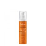 Bottle  of  Avène  Sun  Anti-Aging  Tinted  Suncare  SPF50