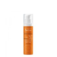 Bottle  of  Avène  Sun  Anti-Aging  Tinted  Suncare  SPF50