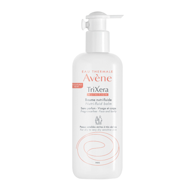 avnetrixeranutritionbalmnutrifluid400ml a moisturizing balm indicated for sensitive and very dry skin.