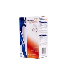 Sachet  of  Carticure  Plus  powder  by  Carticure  Plus,  a  food  supplement  indicated  for  supporting  healthy  bones  and  joints.