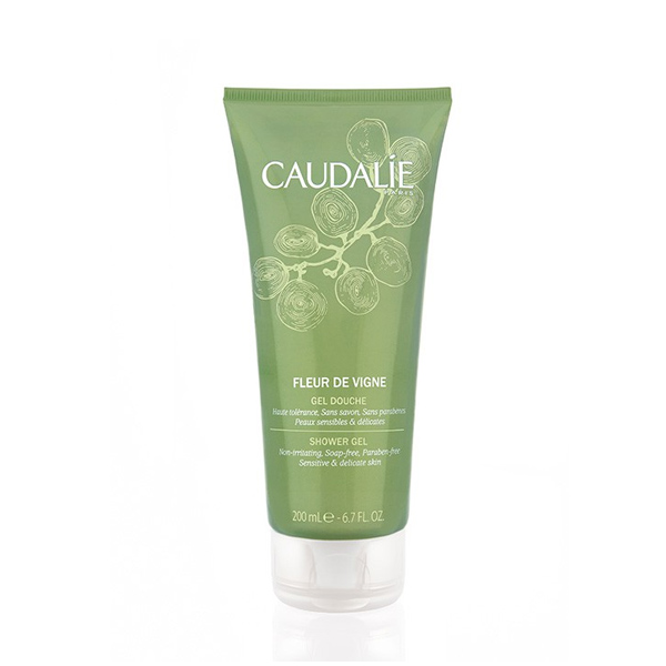 caudalieshowerfleurdevignegel200ml Bottle of Caudalie Shower Fleur de Vigne Gel by Caudalie, a shower gel indicated for relaxing cleansing of all skin types.