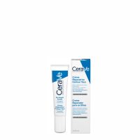Tube  of  Cerave  Eye  Repair  Cream  by  Cerave,  a  light  cream  indicated  for  minimizing  dark  circles  and  eye  puffiness.