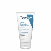 Tube  of  Cerave  Reparative  Hand  Cream  by  Cerave,  a  light  cream  indicated  for  moisturizing  and  repairing  hand  skin.