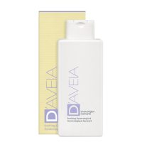 Bottle  of  DAveia  Soothing  Gynecological  Emulsion  by  DAveia,  an  emulsion  indicated  for  cleansing  and  soothing  intimate  irritation.