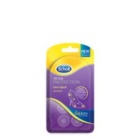 Product  container  of  Gelactiv  All  Day  Protection  Sore  Spots  by  Dr.  Scholl,  a  gel  protector  indicated  for  sensitive  foot  areas.