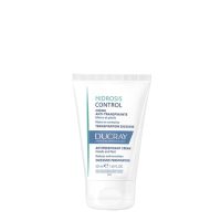 Tube  of  Ducray  Hidrosis  Control  Antiperspirant  Cream  by  Ducray,  a  cream  indicated  for  reducing  excessive  sweating  of  the  face.