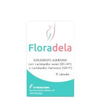 Box  of  Floradela  Capsules  by  Floradela,  a  capsule  supplement  indicated  for  the  recovery  of  the  vaginal  flora  through  lactobacillus.