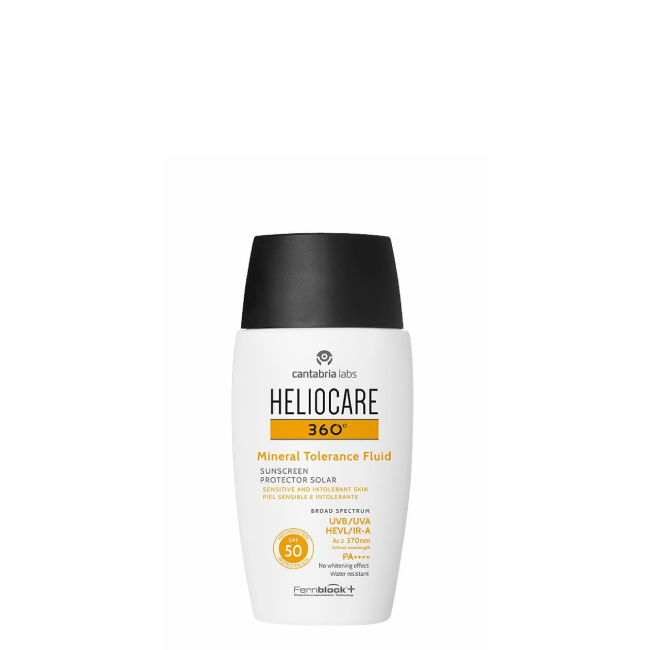heliocaremineral360tolerancefluidspf50solarfluid50ml Heliocare 360º Mineral Tolerance Fluid SPF50 Fluido Solar 50ml - Image 1