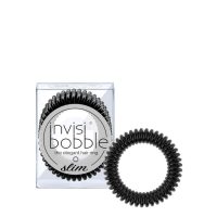 Invisibobble Slim True Black Elastic Hair Accessories 3unid