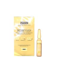 Box  of  ISDIN  Isdinceutics  Instant  Flash  Ampoule  Immediate  Lifting  Effect  by  ISDIN,  a  serum  indicated  for  immediate  skin  lifting.