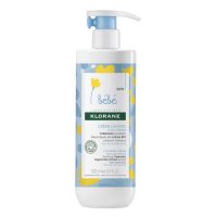 Bottle  of  Klorane  Baby  Gentle  Cleansing  Cream  by  Klorane,  a  cleansing  cream  indicated  for  fragile  baby  skin.