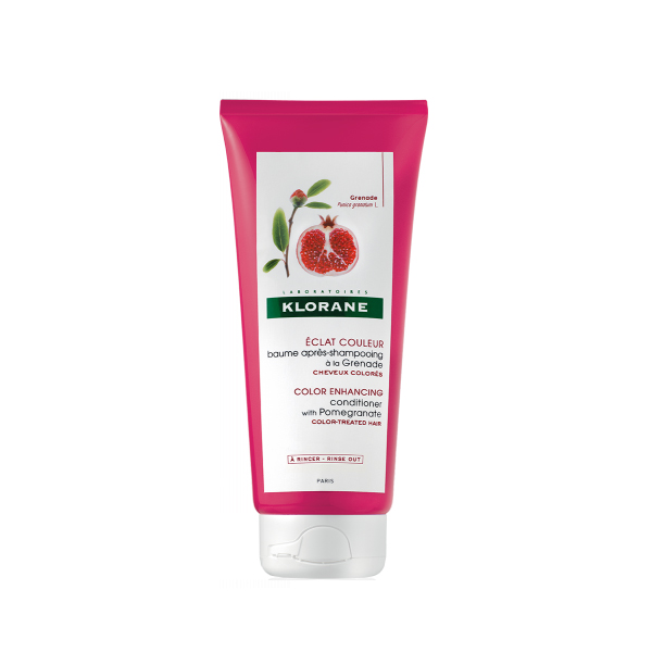kloranebalmpomegranatebalm200ml Bottle of Klorane Color Enhancing Conditioner With Pomegranate by Klorane, a balm indicated for repairing colored hair fiber.