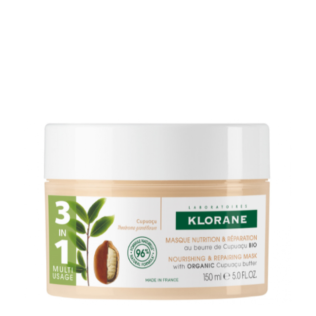 kloranecapillarycupuacubutternourishingmask150ml Klorane Capilar Manteiga de Cupuaçu Máscara Nutritiva 150ml - Image 1