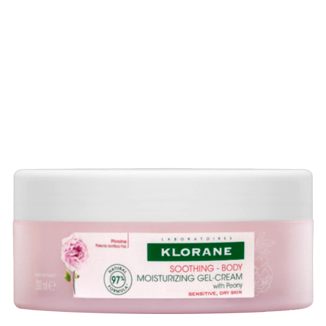 kloranepeonymoisturizingbodycreamgel200ml Klorane Peónia Gel-Creme de Corpo Hidratante 200ml - Image 1
