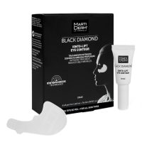 Martiderm Black Diamond Ionto Lift Eye Patches + Anti-Aging Eye Gel 2x4unid + 4ml