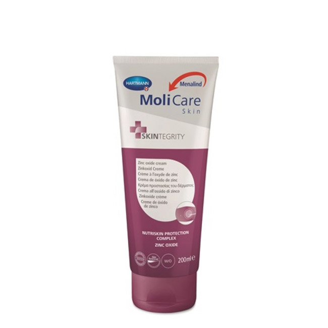 molicareskincreamzincoxide200ml Molicare Skin Creme de Oxido Zinco 200ml - Image 1