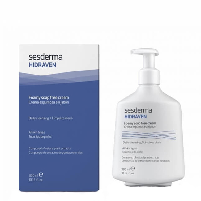 sesdermahidravenfoamingcream300ml Sesderma Hidraven. Crema espumosa 300 ml - Image 1