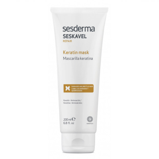 sesdermaseskavelrepairkeratinmask200ml Sesderma Seskavel Mascarilla reparadora de queratina 200 ml - Image 1