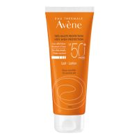 Bottle  of  Avène  Sun  Care  Milk  SPF50